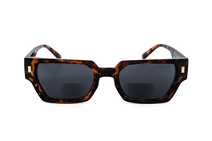 Eclipse – Tortoiseshell Square Bifocal Sun Readers | Bolero Eyewear