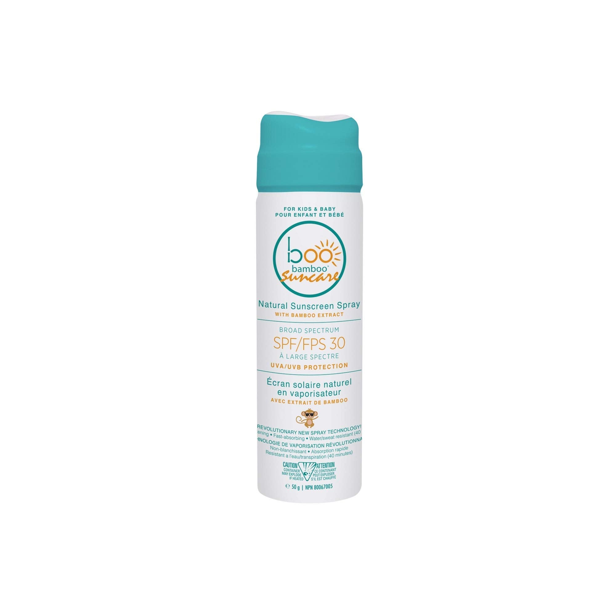Boo Bamboo - SPF 30 Natural Sunscreen Spray (177g)