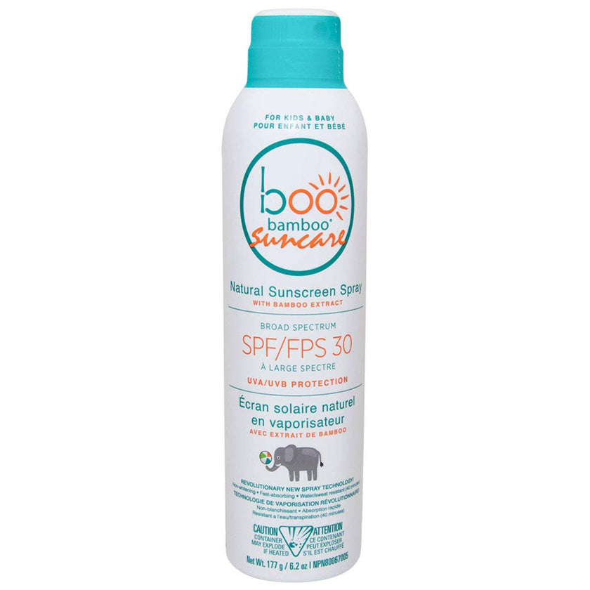 Boo Bamboo - SPF 30 Kids & Baby Sunscreen Spray (177g)