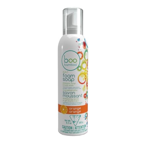 Boo Bamboo - Kids 3-in-1 Foam Soap - Orange (232g)