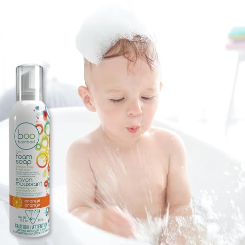 Boo Bamboo - Kids 3-in-1 Foam Soap - Orange (232g)