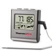 Oven Probe Thermometer with Digital Timer, 40-inch Mesh Cable, 0°C to 300°C, Grey