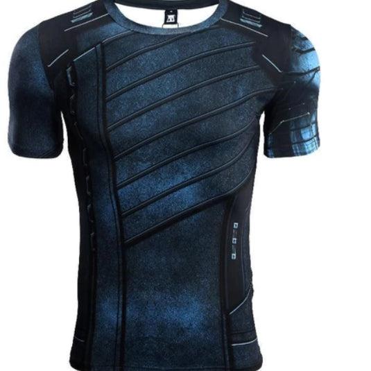 Men’s MMA Compression Rash Guard – Short & Long Sleeve BJJ Grappling Training Shirt