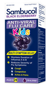 Sambucol - Anti-Viral Flu Kids Syrup (120ml)