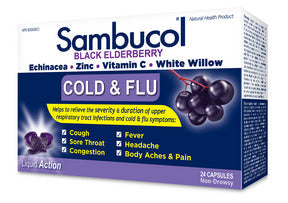 Sambucol - Cold & Flu Capsules (24sg)
