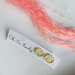 Fresh Lemon Glass Photo Studs