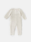 Long Sleeve Romper - Fuzzy | Ecru | 7AM