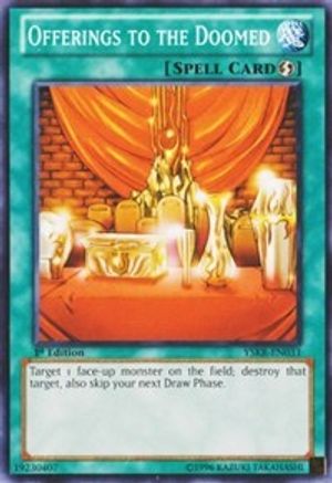 Offerings to the Doomed (YSKR-EN033) - Starter Deck: Kaiba Reloaded 1st Edition