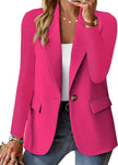 Ins Lapel Button Jacket Fashion Commuter Casual Suit Jacket Women's Long-sleeved Tops Outwear Clothing
