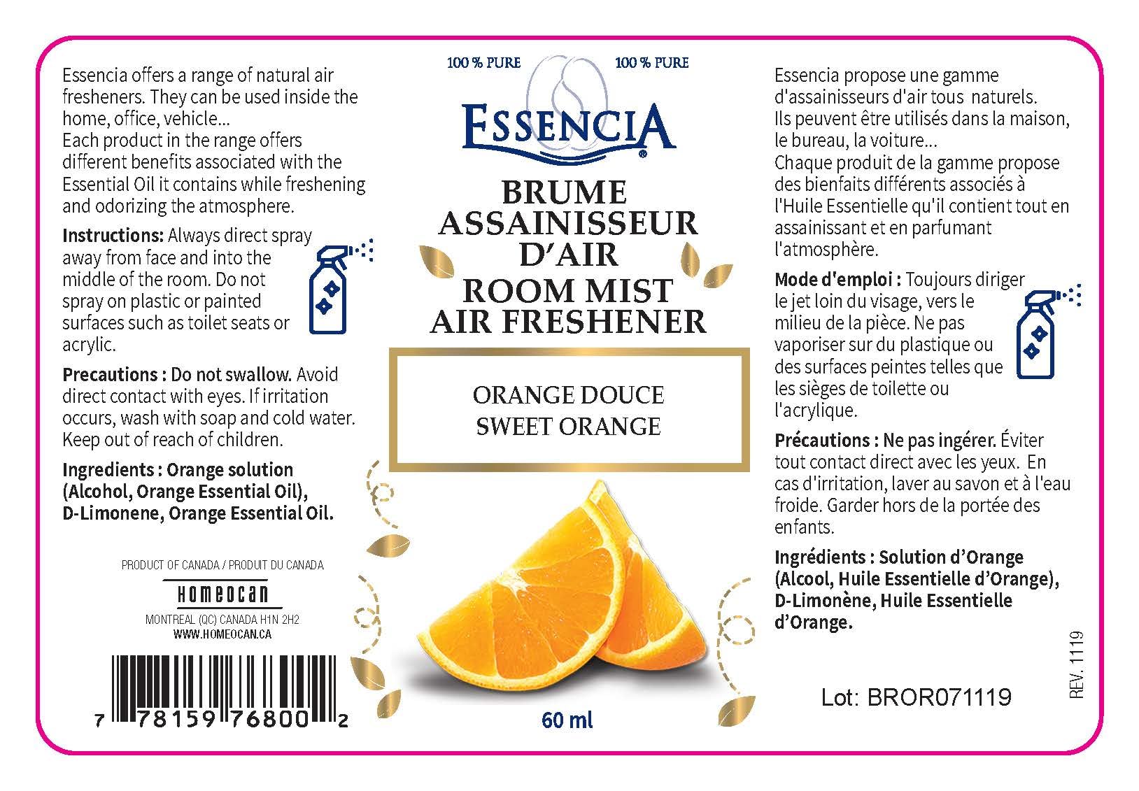 Essencia - Orange Essential Oil (15ml)