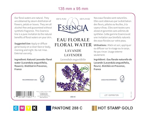 Essencia - Lavender Floral Water (180ml)