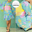 [Pre-Order] Dress Yukata & Obi Set: Floral - Blue (Obi Color Varies) (Save 50% in January)