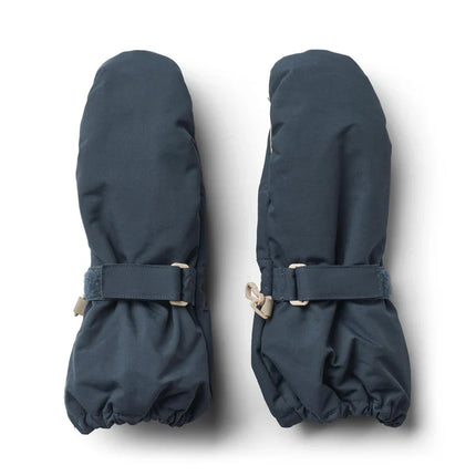 Rain Mittens | Dark Blue | Wheat Kids