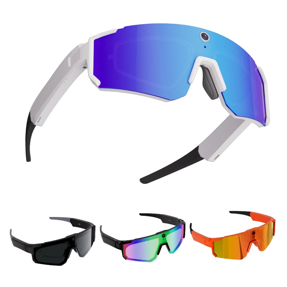 Smart Camera Glasses with AI Translation, Bluetooth Audio & 8MP Recording