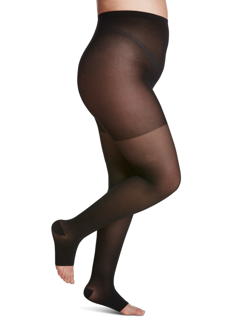 Sigvaris Women's Style Sheer Pantyhose Open-Toe 30-40mmHg