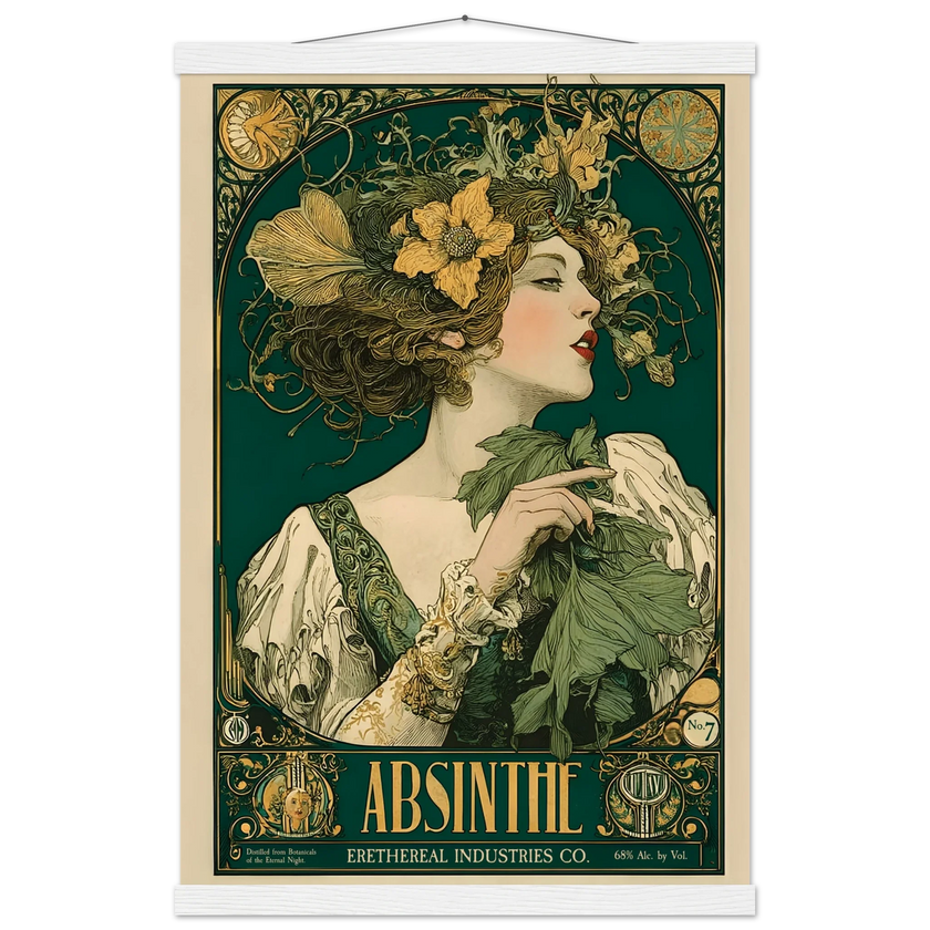 L’Absinthe d’Ombre - Poster & Framed Print