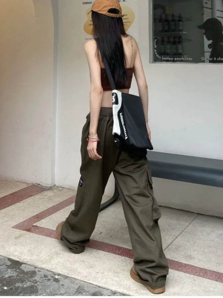 Unisex Hip Hop Retro Multi Pocket Cargo Pants For Men And Women