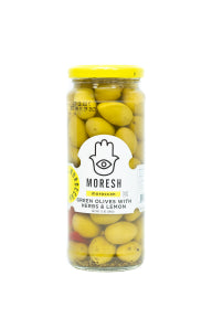 Moresh - Green Olives - Herbs & Lemon (340g)