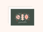 Carte de Noël pliée - format 5x7