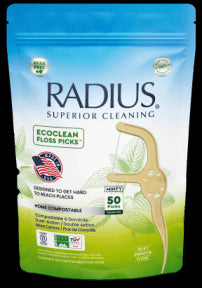 Radius Corporation - EcoClean Adult Floss Picks Mint (50ct)