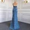 Suspender formal dress  Tassel Slim-fit Party Banquet Engagement Dress