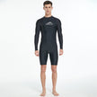 Men's One-Piece Long Sleeve Swimsuit | Sun Protection Quick-Dry Lycra Canada