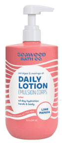 The Seaweed Bath - Daily Lotion - Lime Papaya (887ml)