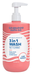 The Seaweed Bath - 3 in 1 Wash - Lime Papaya (887ml)