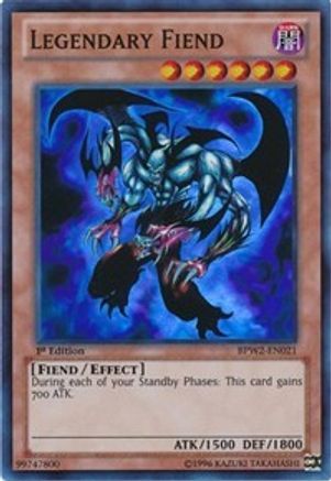 Legendary Fiend (BPW2-EN021) - Battle Pack 2: War of the Giants Round 2 1st Edition