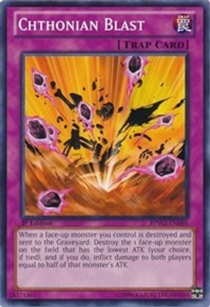 Chthonian Blast (BPW2-EN086) - Battle Pack 2: War of the Giants Round 2 1st Edition