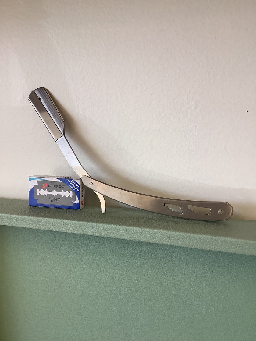 J.A.D Stainless Steel Straight Razor
