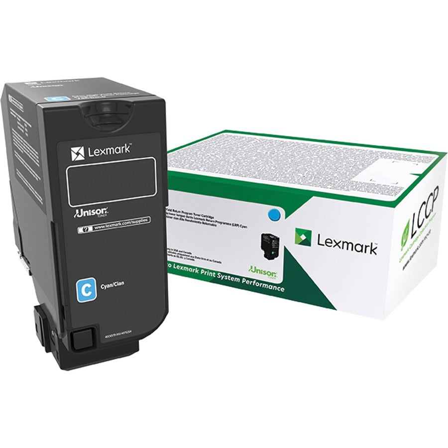 Lexmark 78C0U20 Cyan Ultra High Yield Toner Cartridge