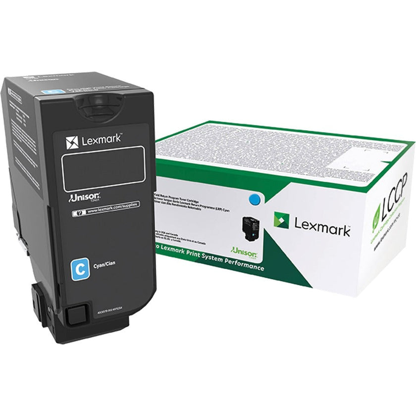 Lexmark 78C0U20 Cyan Ultra High Yield Toner Cartridge