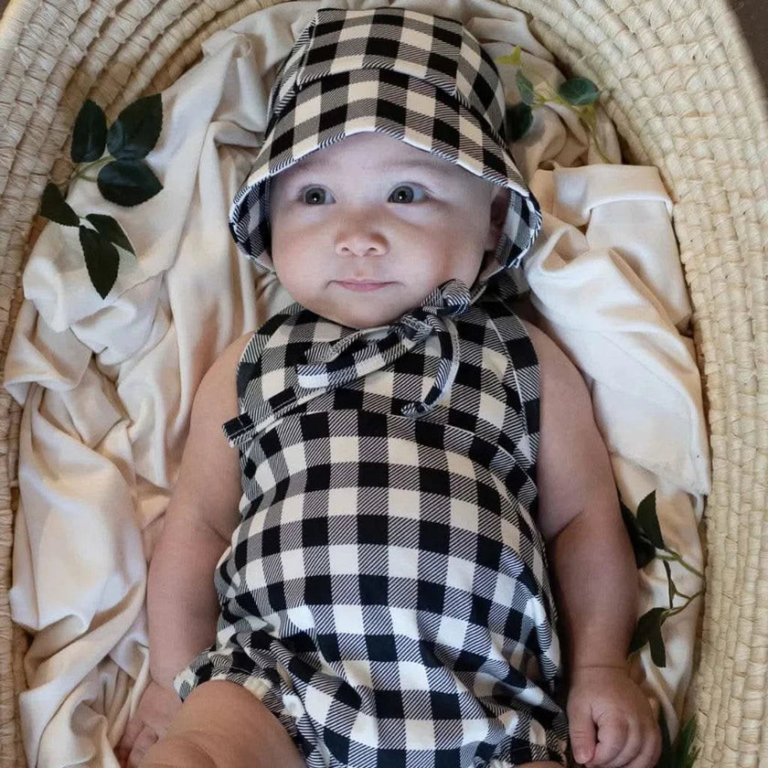 Baby/Kids' Bamboo Halter Romper | Berry