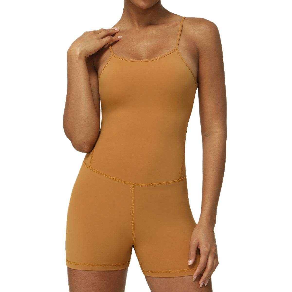 Sleeveless Bodycon Exercise Workout Gym Romper Women Short Workout Jumpsuit Yoga Jumpsuit