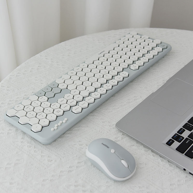 Skywalker Wireless Honeycomb Keyboard and Mouse Set – Ergonomic Combo Canada