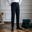 High Waist Straight leg British Business Office Work trouser for men