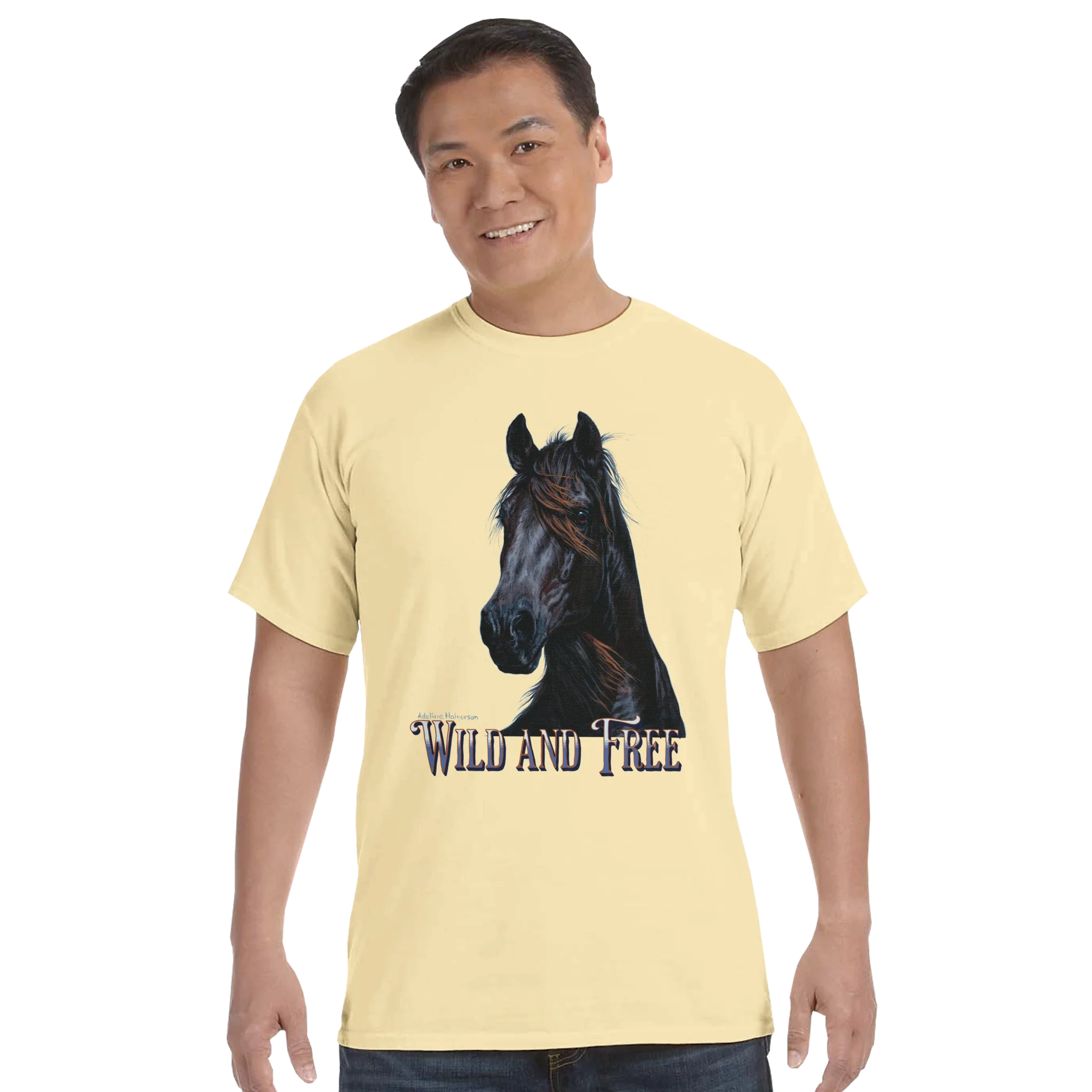 Wild and Free Comfort Colors Unisex Tee – 100% Cotton