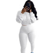 Ladies Autumn 2pcs Athleisure wear Outfit set