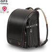 Kids' GPS Positioning Ergonomic School Backpack – Spine Protection, Waterproof PU, Grades 1–6