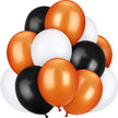 Halloween Balloon Set – Black & Orange Party Decoration Balloons