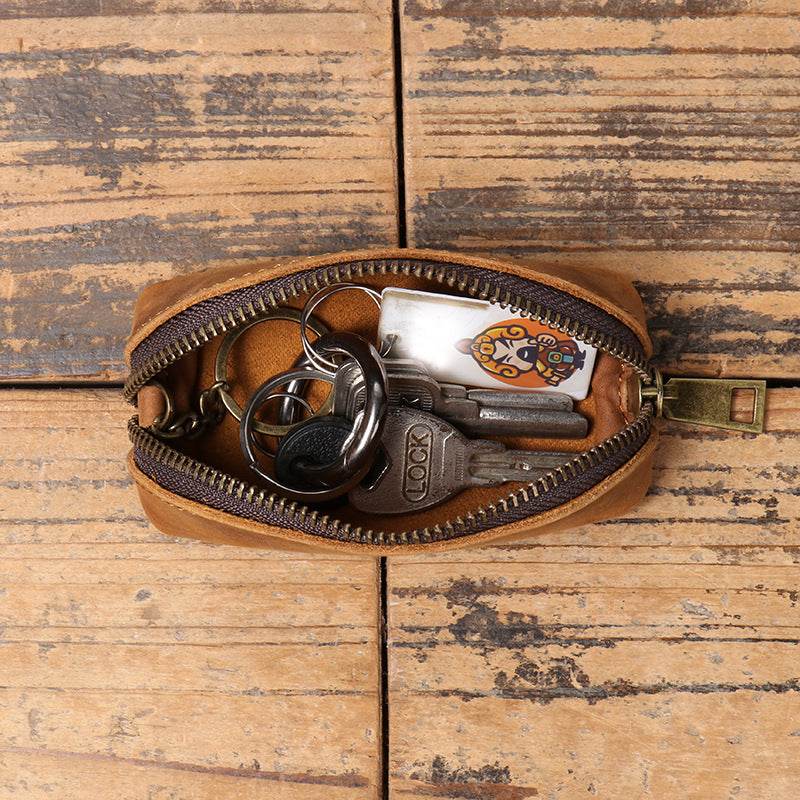 Men's Leather Multi-functional Clutch Coin Purse