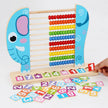 Kindergarten Elementary School Math Children Standing Abacus Count frame