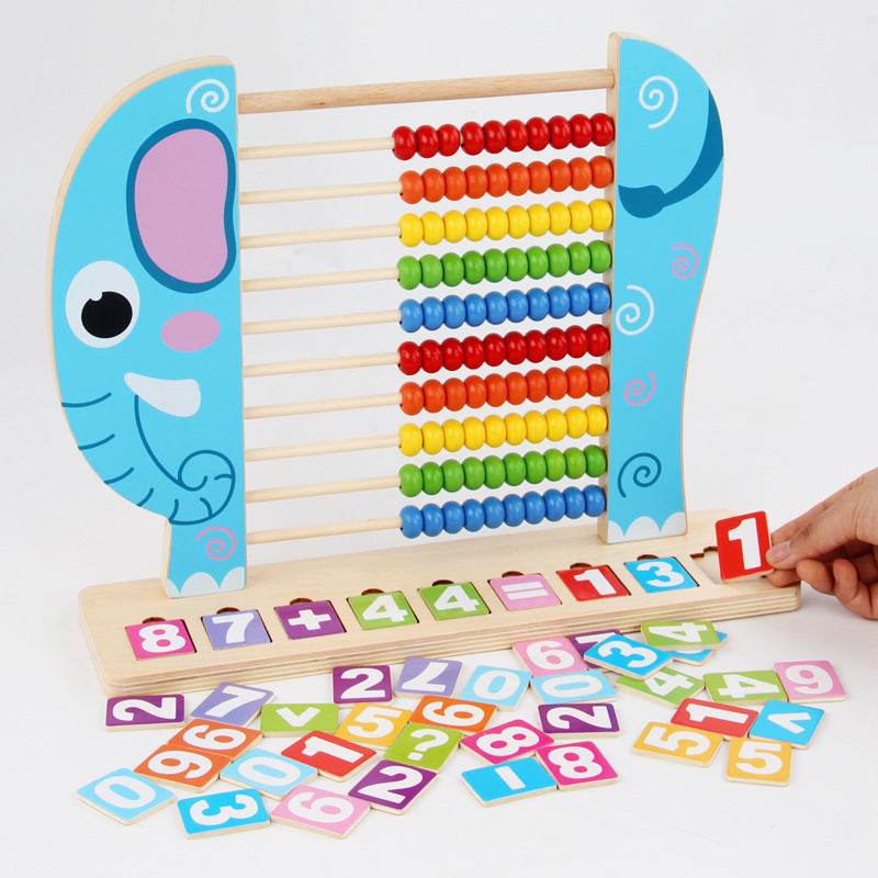 Kindergarten Elementary School Math Children Standing Abacus Count frame