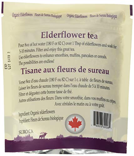 SURO - Dried organic elderflowers (56.7g)