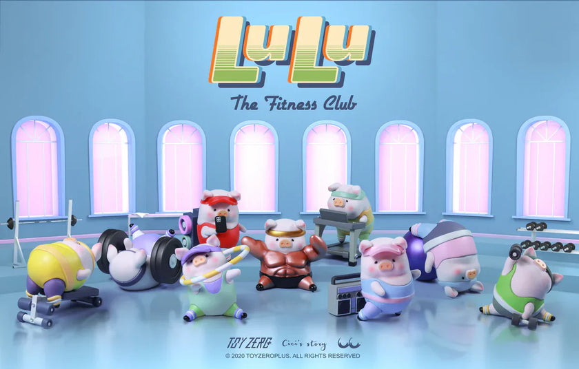 Lulu The Piggy The Fitness Club Series Blind Box (1 Random Box)