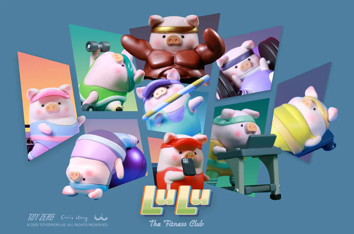 Lulu The Piggy The Fitness Club Series Blind Box (1 Random Box)