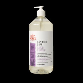 Soap Works - Lavender Liquid Soap (1L)