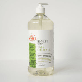 Soap Works - Mint-Lime Soap (1L)