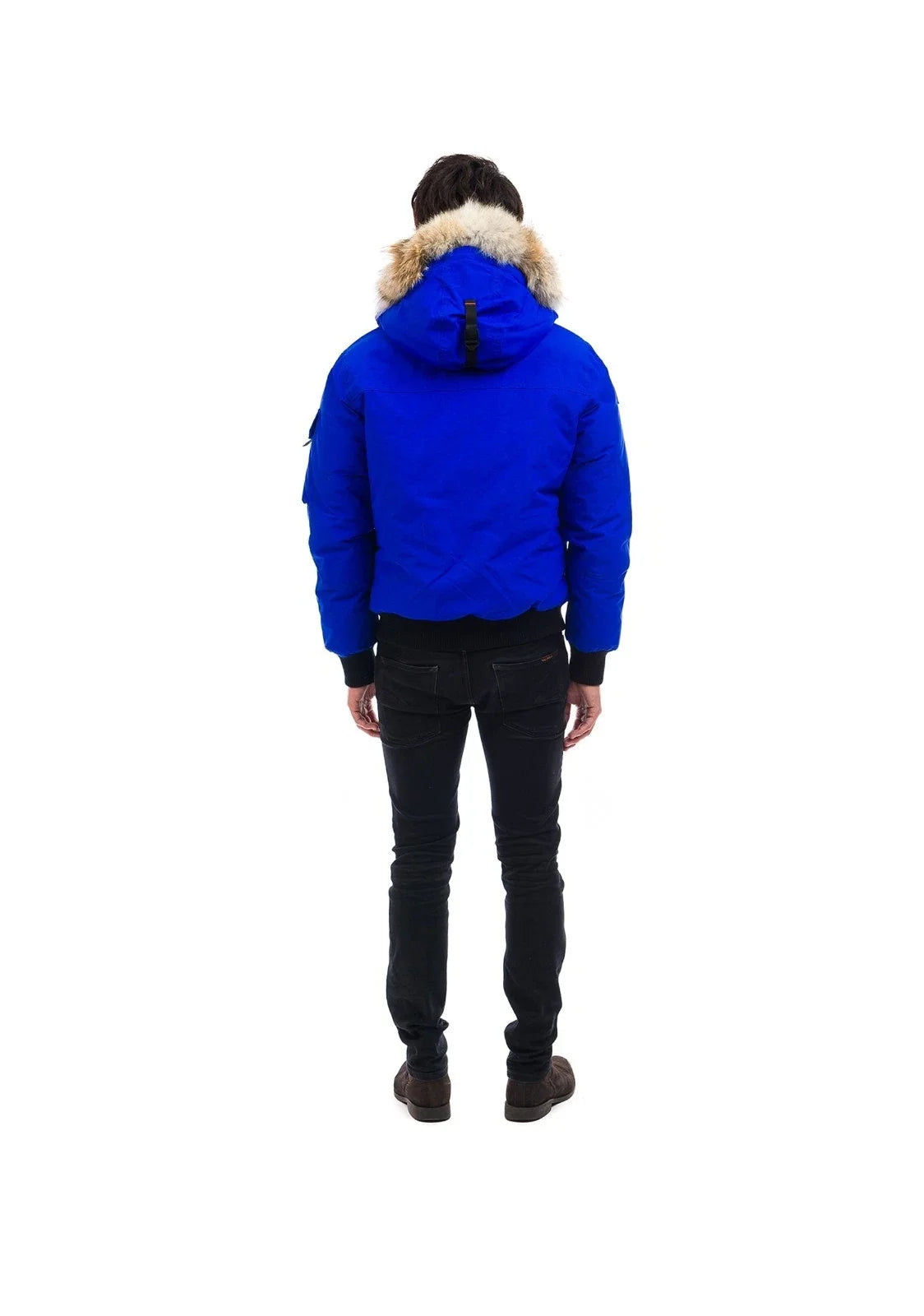 Outdoor Survival Canada Men's Desna -40 Down Bomber Jacket X-Large, Arctic Blue - ON DISPLAY